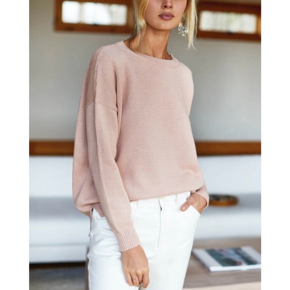 Emerson Fry Carolyn Sweater in muted clay organic - Picture 2 of 9